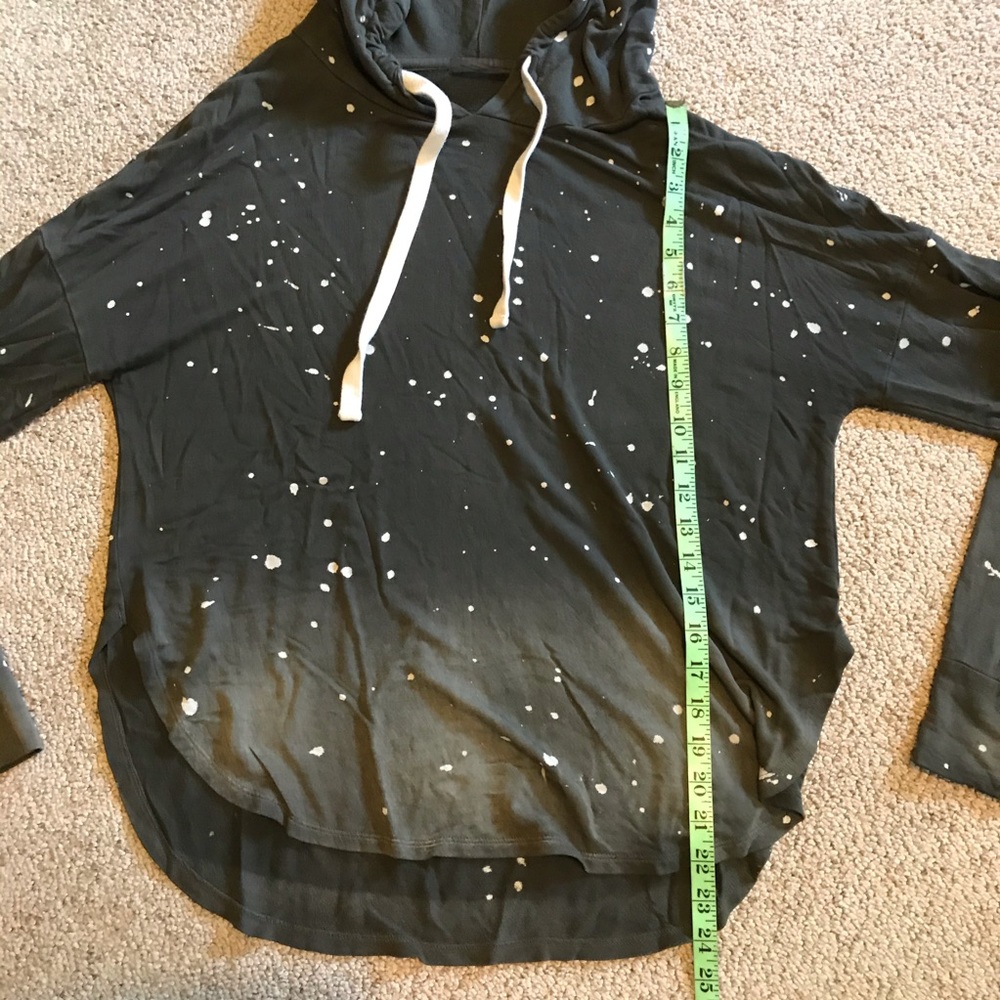 Betsey Johnson Performance Brown Ombré Hoodie, GUC, M - Picture 8 of 14